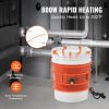 Metal Drum Heater, 800 Watt 7.75 inch Width, Pail Heating Band for 5 Gallon Barrel, 86-302Fahrenheit Adjustable Thermostat
