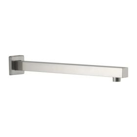 Shower Arm With Flange, 1/2 NPT Tapered Threads, Rain Shower Head Arm, Wall Mount Shower Extension Arm (Option: defaulttitle)