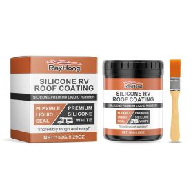Leihong Silicone RV Roof Paint RV Roof Repair Wood Paint Leak-proof Sealant (Option: 1PCS)